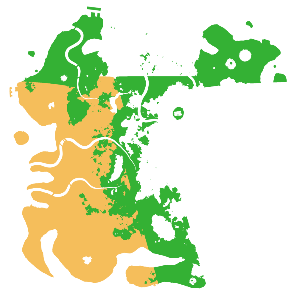 Biome Rust Map: Procedural Map, Size: 4500, Seed: 6117294