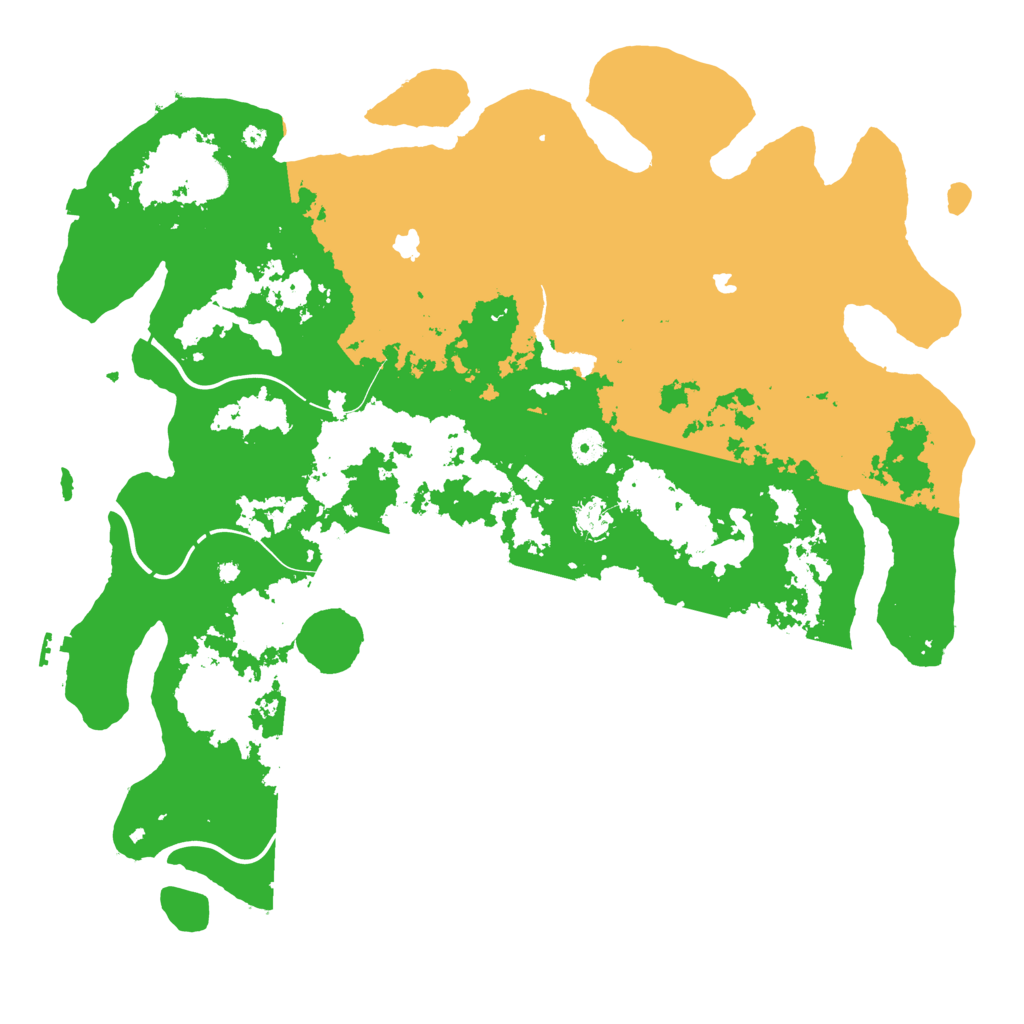 Biome Rust Map: Procedural Map, Size: 4500, Seed: 739865