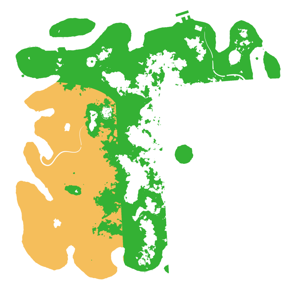 Biome Rust Map: Procedural Map, Size: 4500, Seed: 2509852