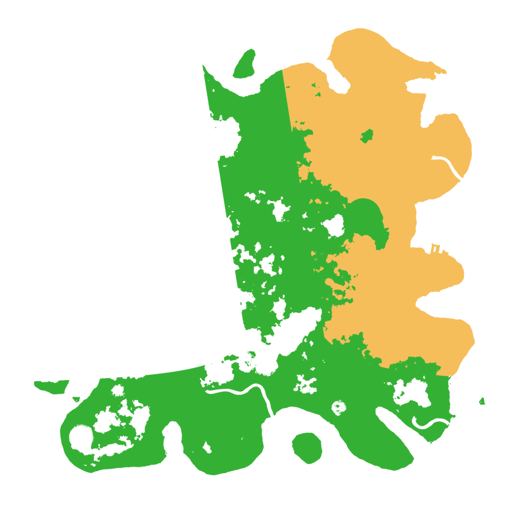 Biome Rust Map: Procedural Map, Size: 3800, Seed: 243