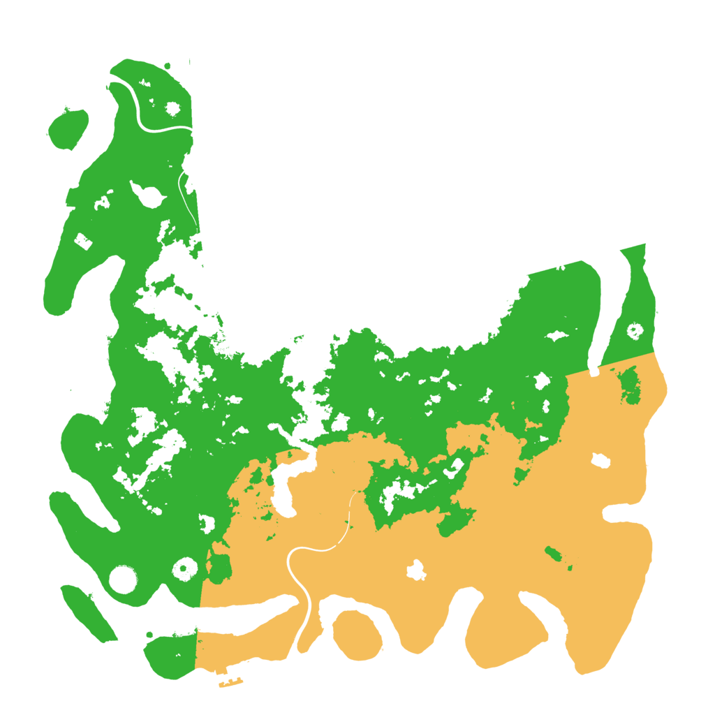 Biome Rust Map: Procedural Map, Size: 4500, Seed: 4068221