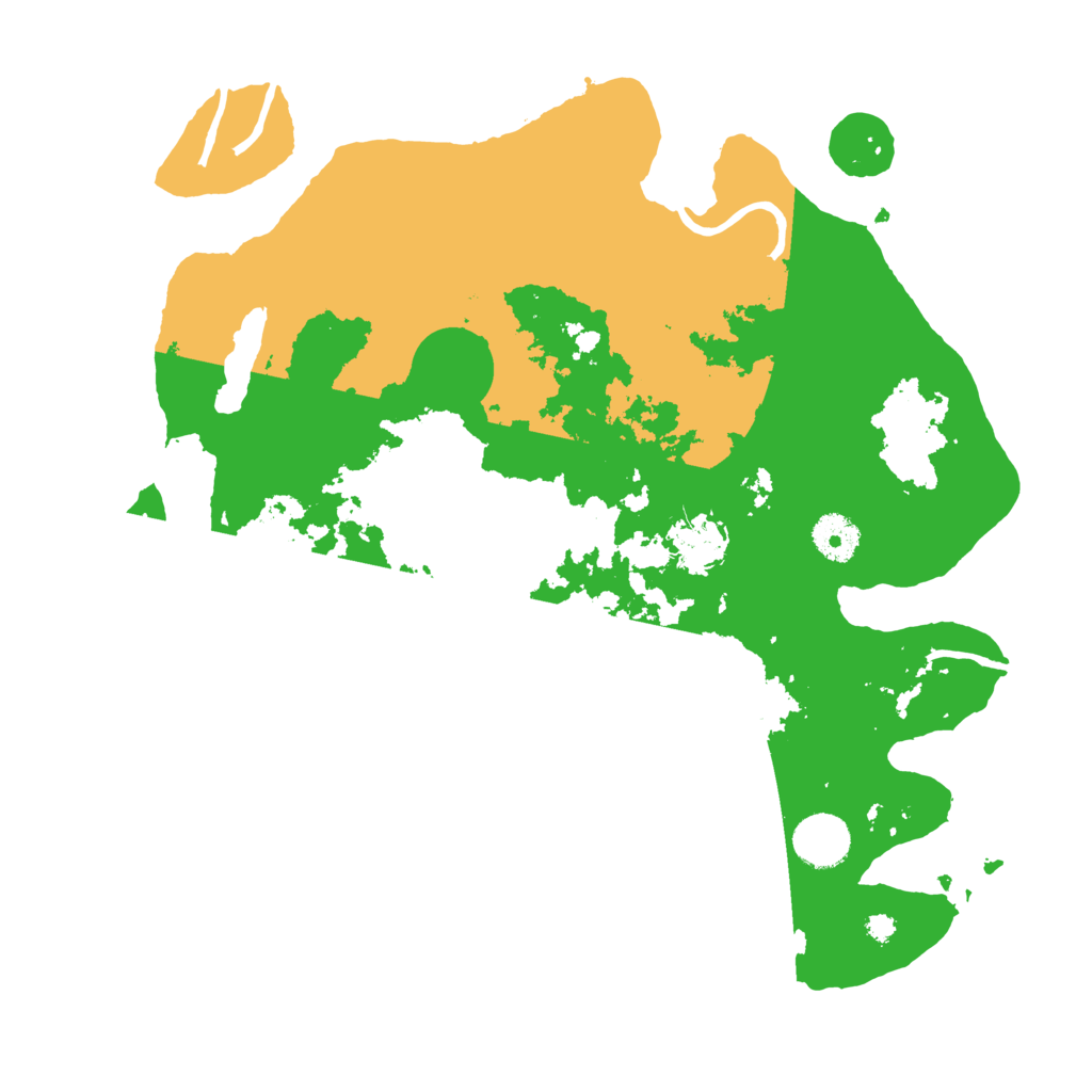 Biome Rust Map: Procedural Map, Size: 3550, Seed: 776006