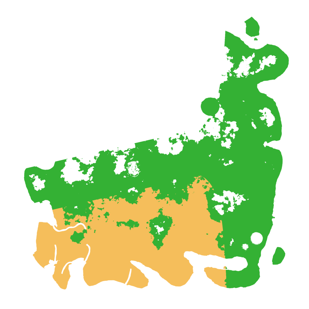 Biome Rust Map: Procedural Map, Size: 4500, Seed: 2494886