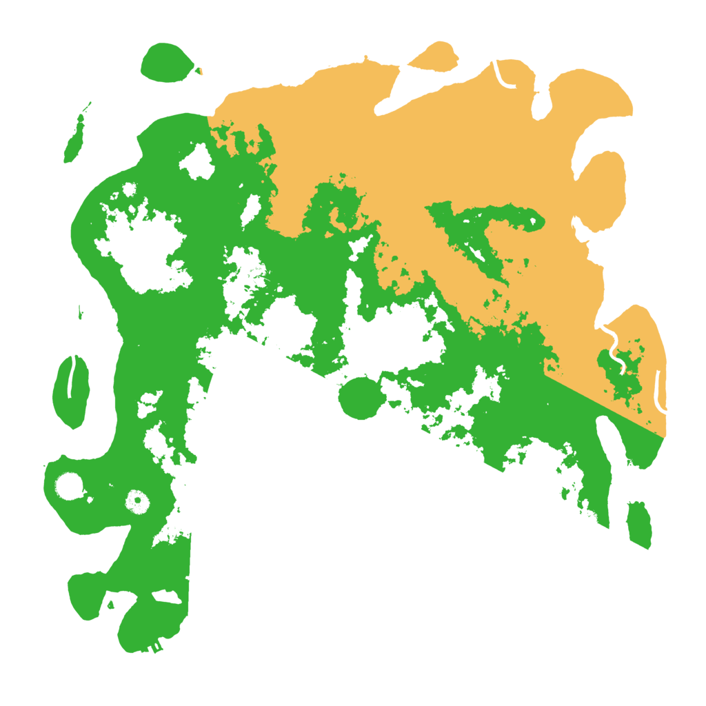 Biome Rust Map: Procedural Map, Size: 4500, Seed: 5260594