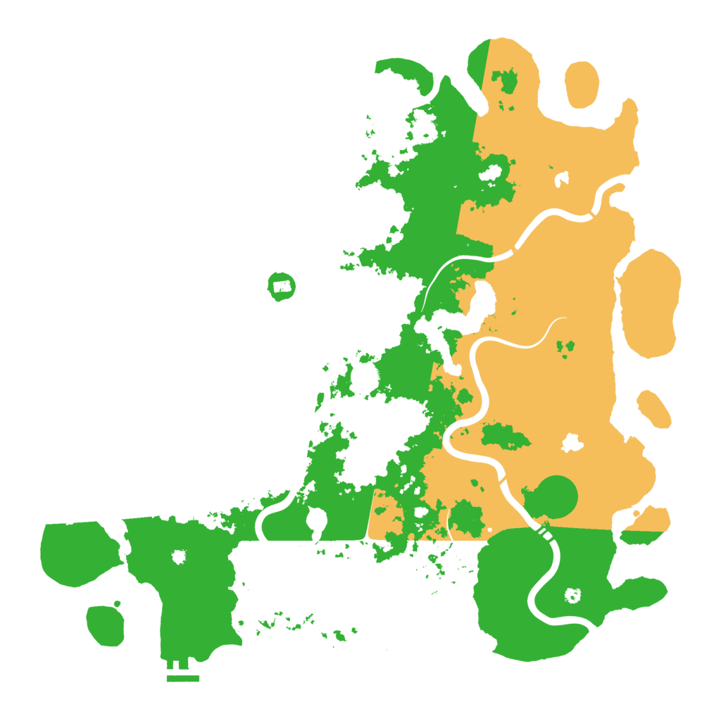 Biome Rust Map: Procedural Map, Size: 4500, Seed: 4102516