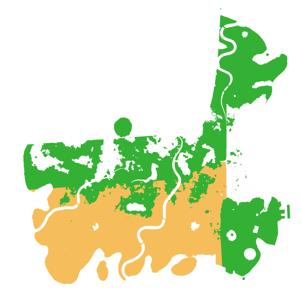Biome Rust Map: Procedural Map, Size: 4500, Seed: 2416144