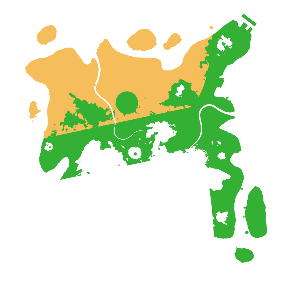 Biome Rust Map: Procedural Map, Size: 3500, Seed: 1487737869