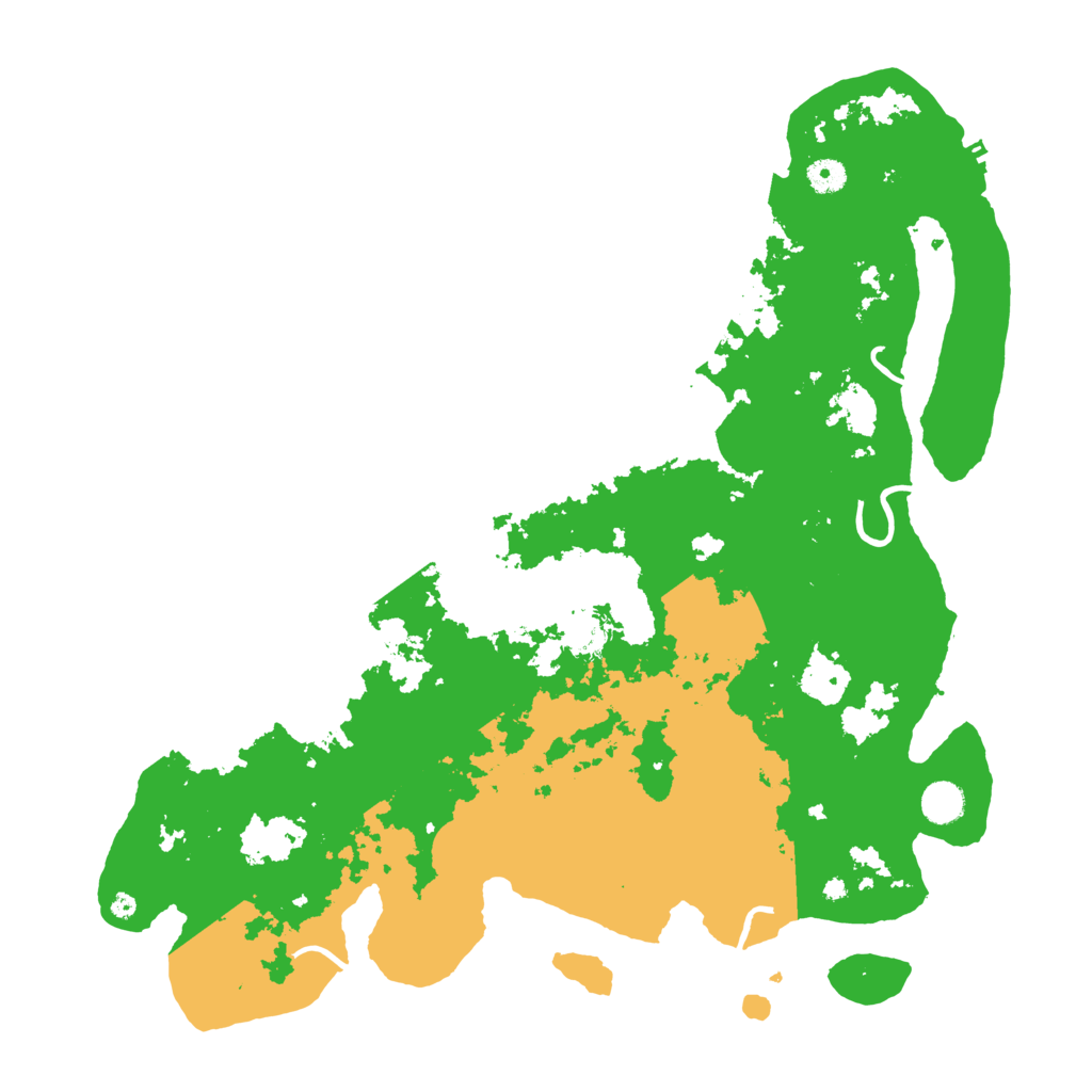 Biome Rust Map: Procedural Map, Size: 4500, Seed: 5169753