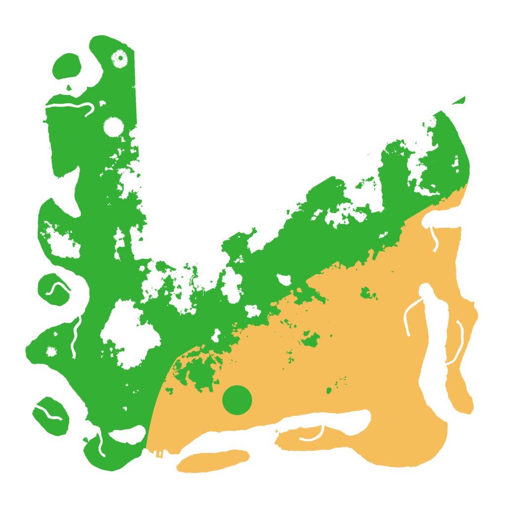 Biome Rust Map: Procedural Map, Size: 4500, Seed: 709378305