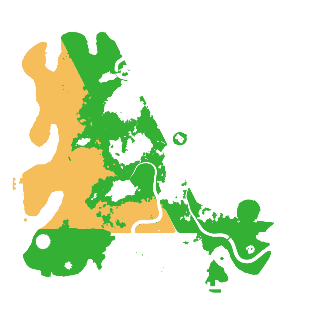 Biome Rust Map: Procedural Map, Size: 3750, Seed: 309710