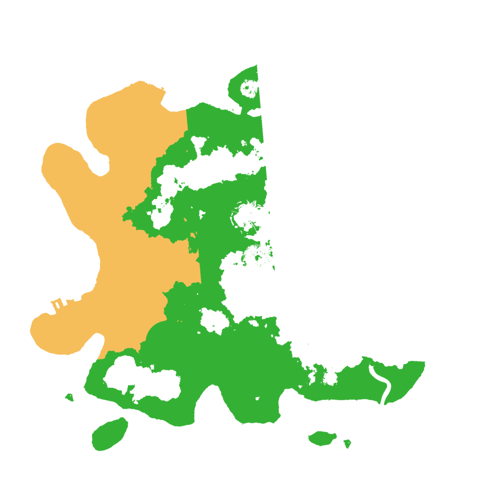Biome Rust Map: Procedural Map, Size: 3000, Seed: 17151