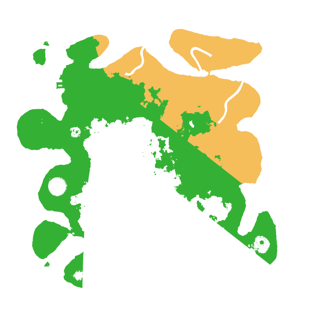 Biome Rust Map: Procedural Map, Size: 3000, Seed: 1878145902