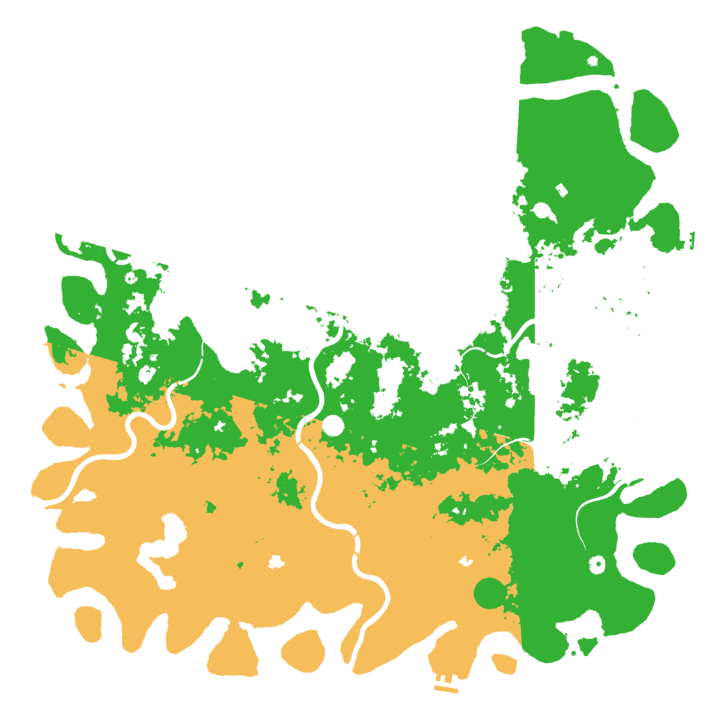 Biome Rust Map: Procedural Map, Size: 6000, Seed: 1353648844