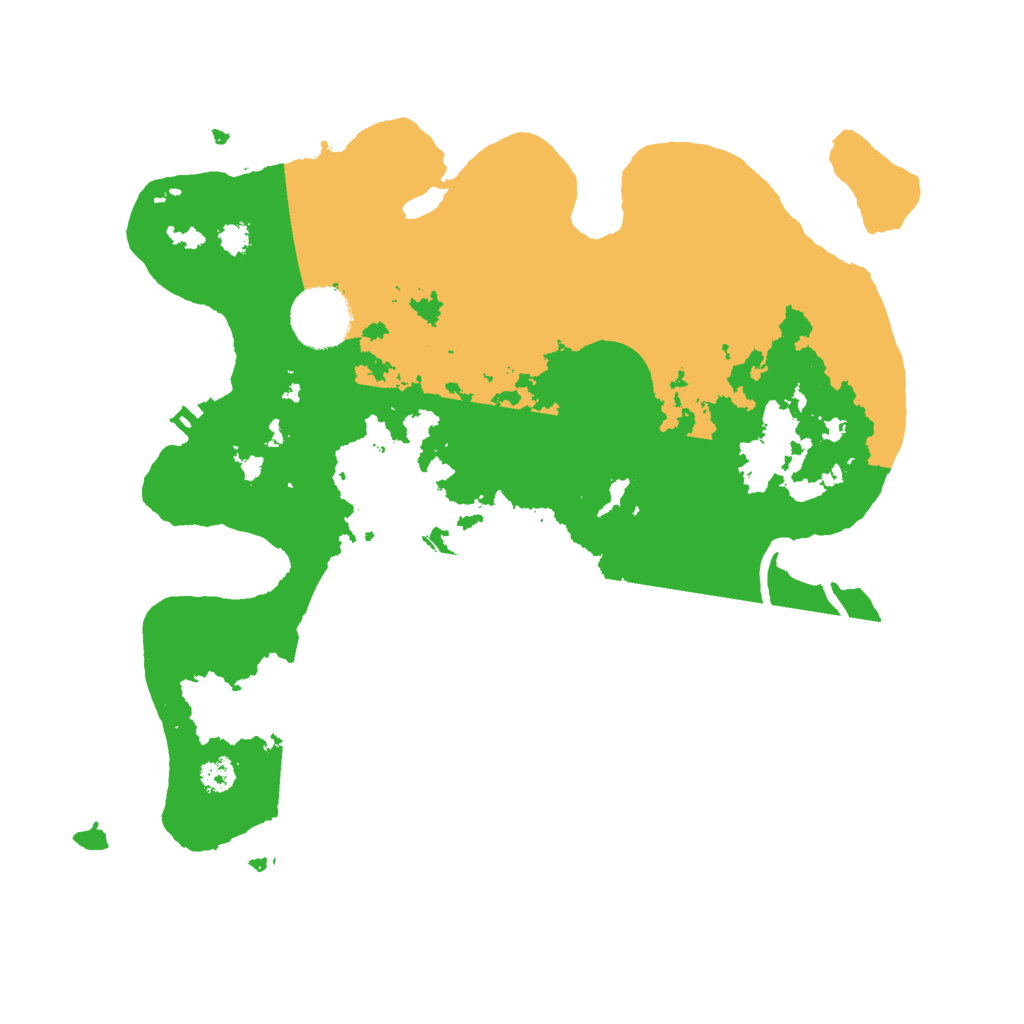 Biome Rust Map: Procedural Map, Size: 3000, Seed: 1922799927