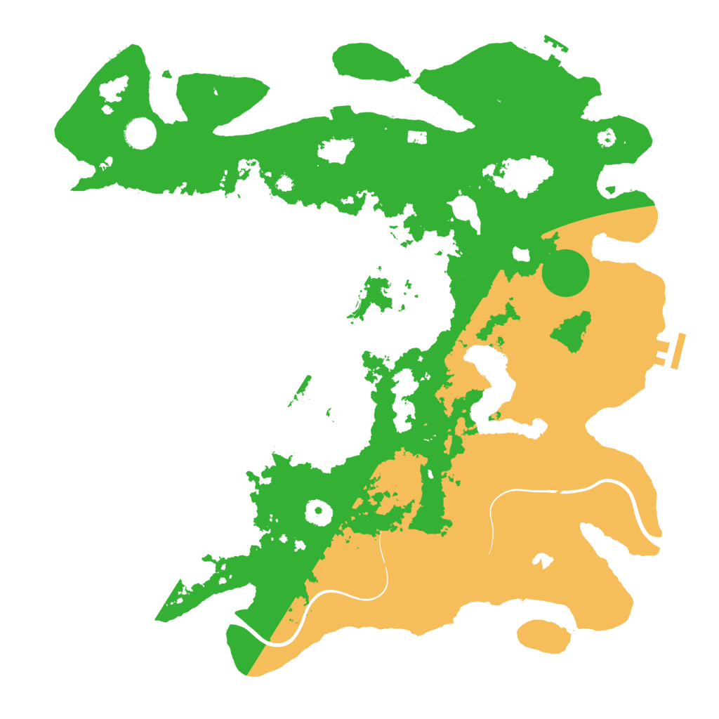 Biome Rust Map: Procedural Map, Size: 4000, Seed: 943561