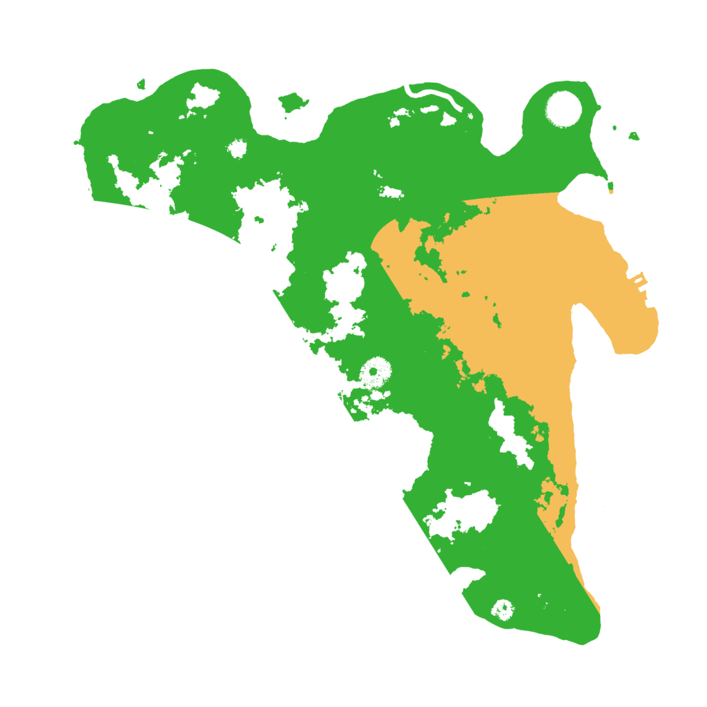 Biome Rust Map: Procedural Map, Size: 3500, Seed: 11436