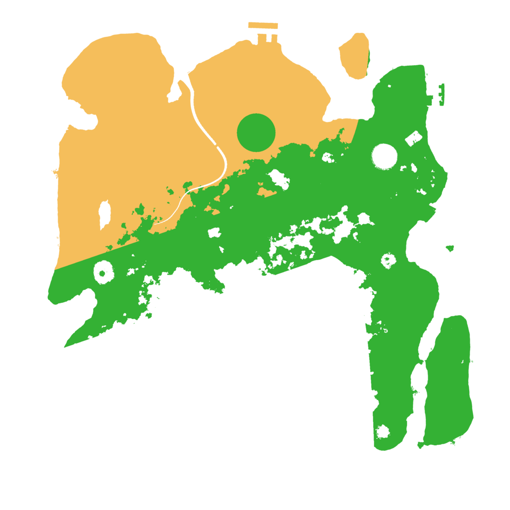 Biome Rust Map: Procedural Map, Size: 3500, Seed: 1868670170