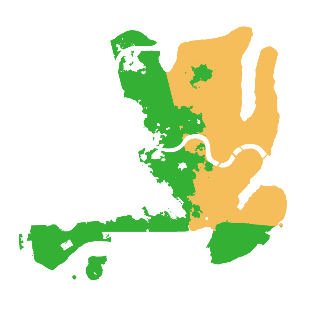 Biome Rust Map: Procedural Map, Size: 3000, Seed: 238