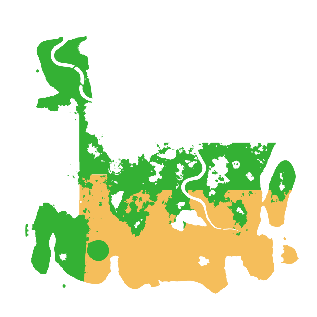 Biome Rust Map: Procedural Map, Size: 4000, Seed: 191987