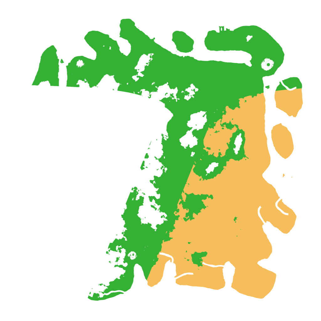 Biome Rust Map: Procedural Map, Size: 4050, Seed: 12345