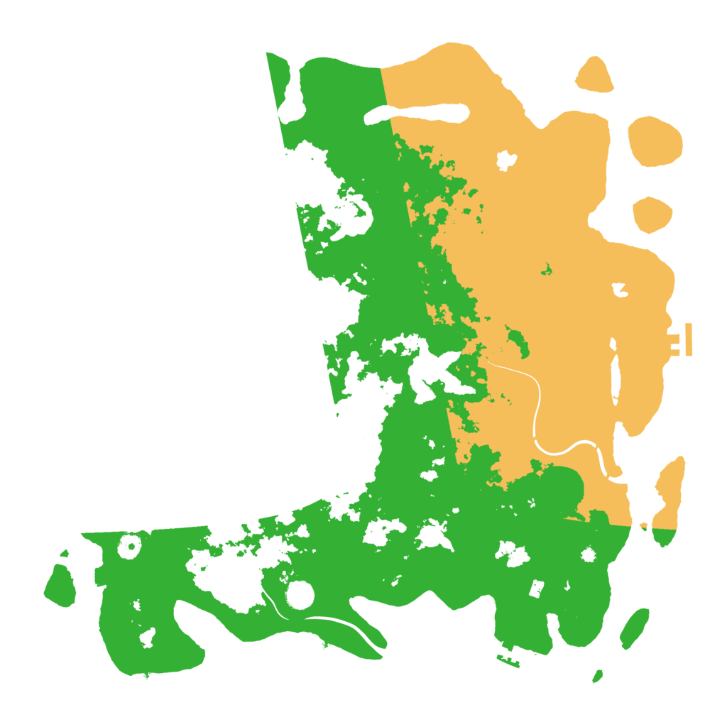Biome Rust Map: Procedural Map, Size: 4500, Seed: 4907472