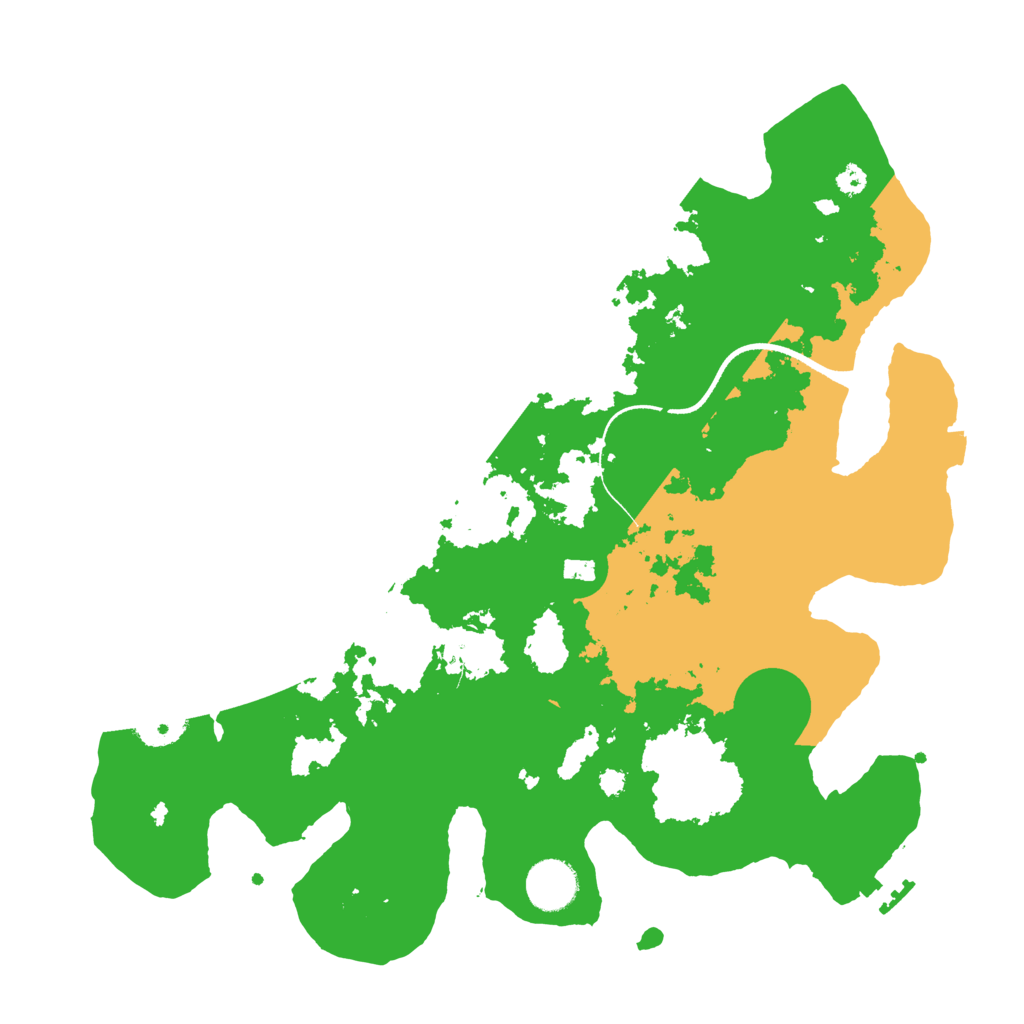 Biome Rust Map: Procedural Map, Size: 3500, Seed: 534238836