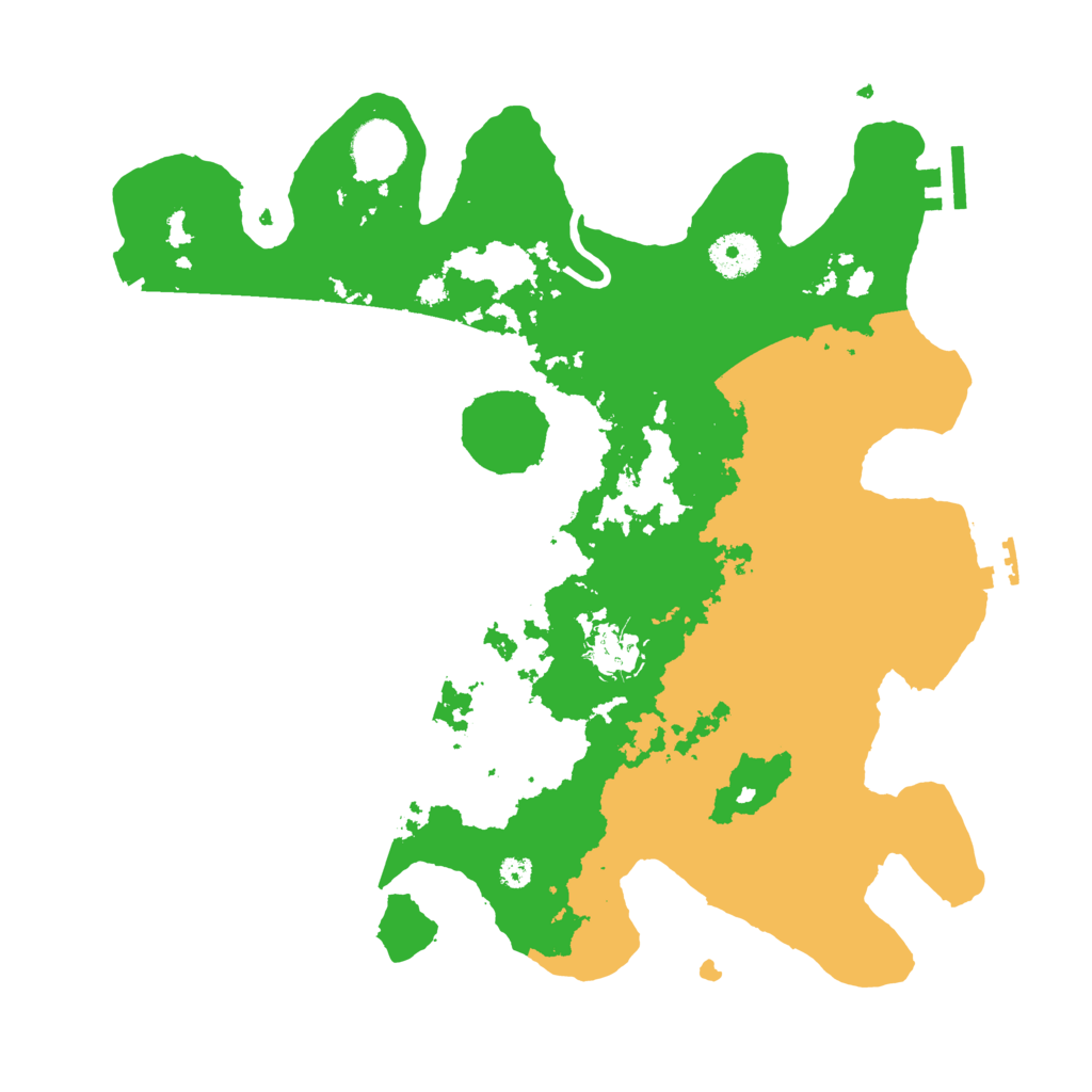 Biome Rust Map: Procedural Map, Size: 3500, Seed: 3497659