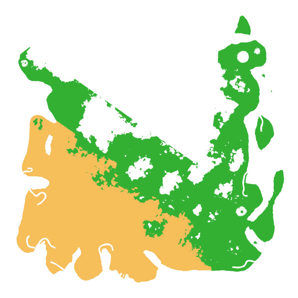 Biome Rust Map: Procedural Map, Size: 4500, Seed: 3253221