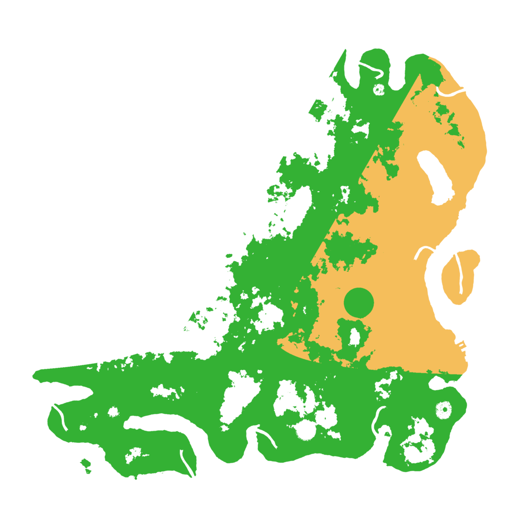 Biome Rust Map: Procedural Map, Size: 4500, Seed: 1311153