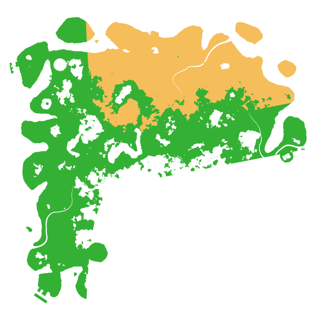 Biome Rust Map: Procedural Map, Size: 4500, Seed: 1577327