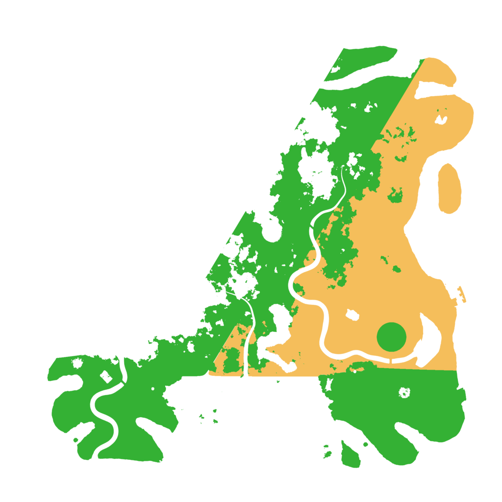 Biome Rust Map: Procedural Map, Size: 4500, Seed: 439397