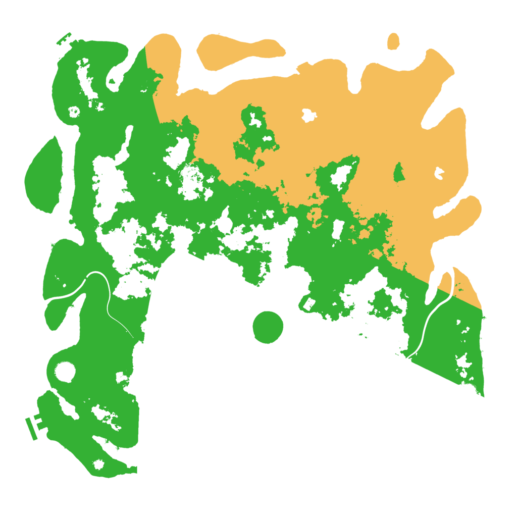 Biome Rust Map: Procedural Map, Size: 4500, Seed: 4210859