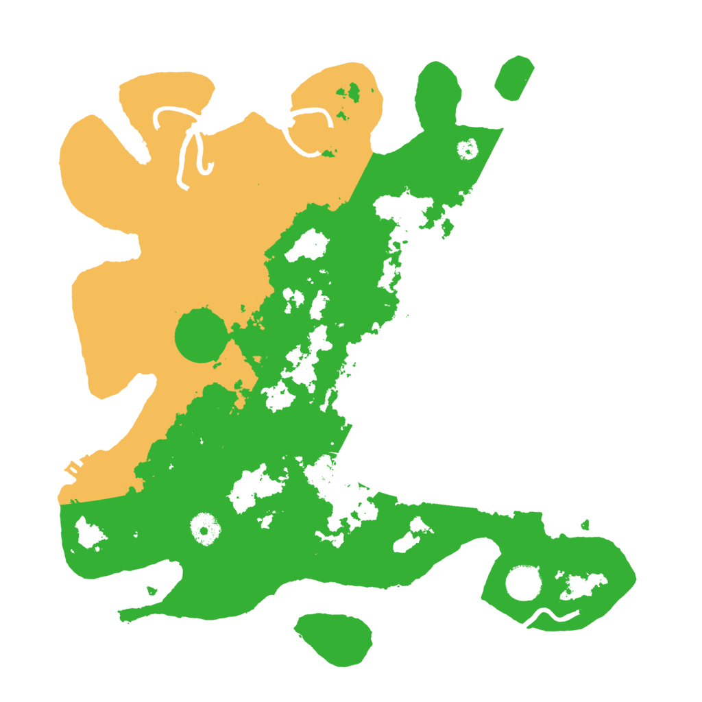 Biome Rust Map: Procedural Map, Size: 3500, Seed: 890543950