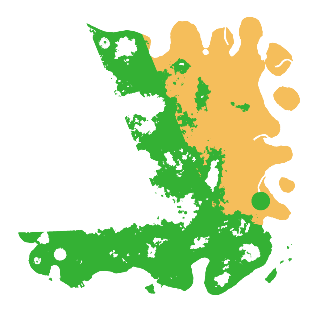 Biome Rust Map: Procedural Map, Size: 4500, Seed: 2028325