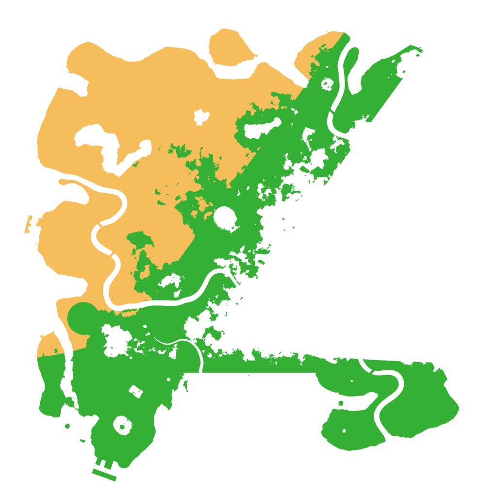 Biome Rust Map: Procedural Map, Size: 4050, Seed: 783618075