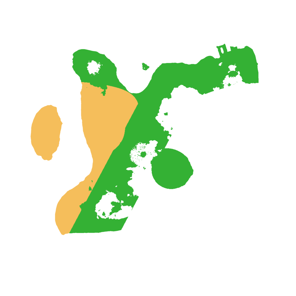 Biome Rust Map: Procedural Map, Size: 2000, Seed: 4200