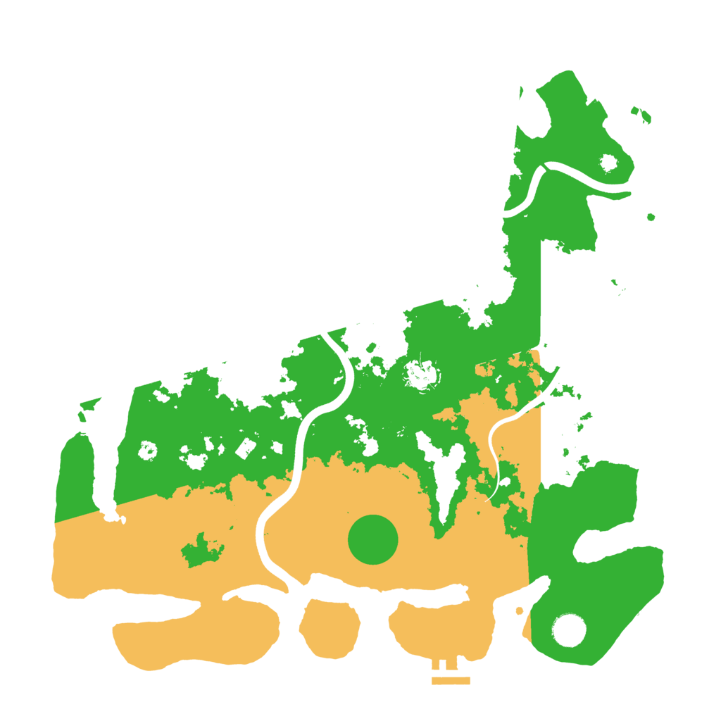 Biome Rust Map: Procedural Map, Size: 3800, Seed: 881838685