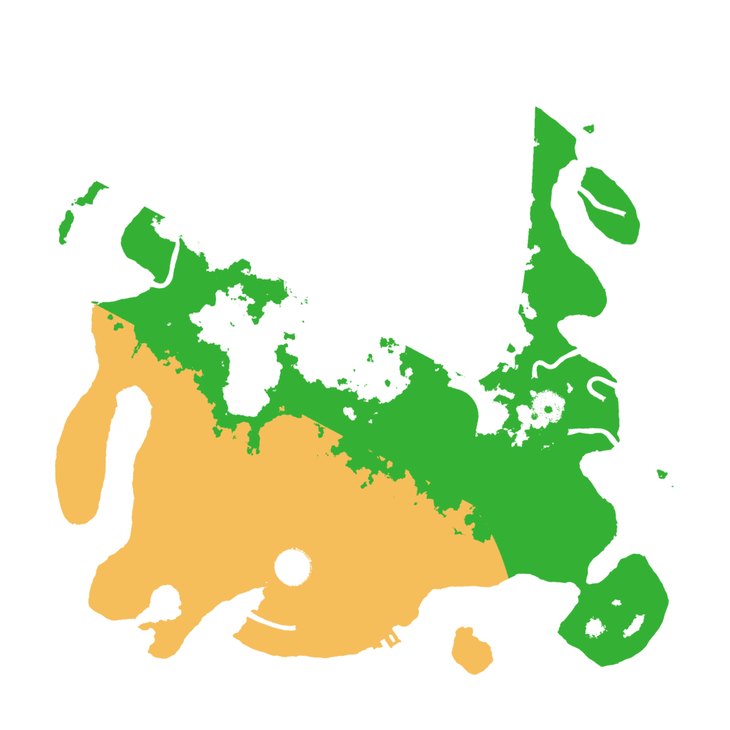 Biome Rust Map: Procedural Map, Size: 3550, Seed: 598874894