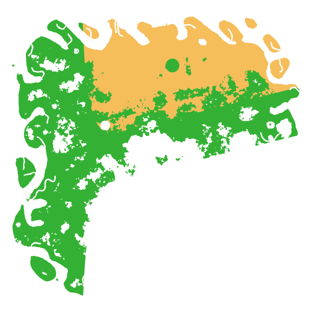 Biome Rust Map: Procedural Map, Size: 6000, Seed: 716607