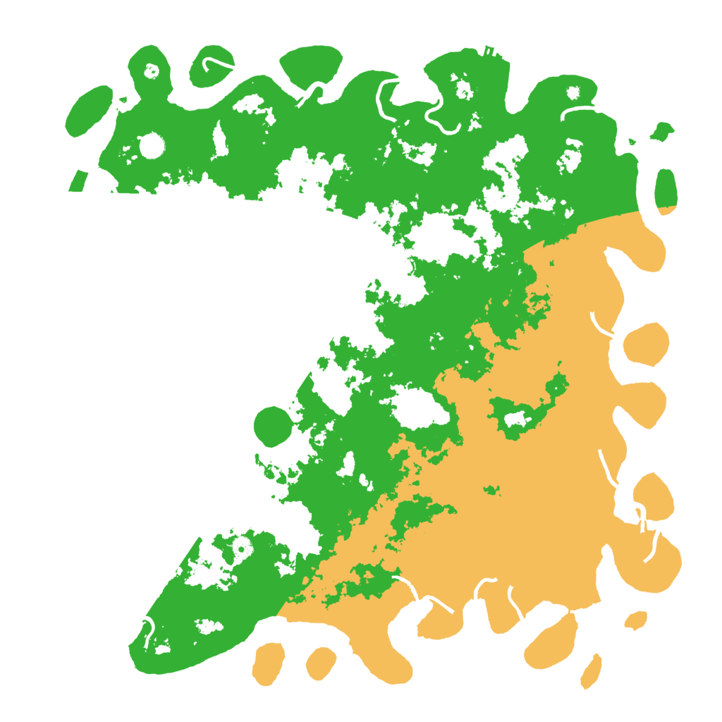 Biome Rust Map: Procedural Map, Size: 5000, Seed: 1456892365
