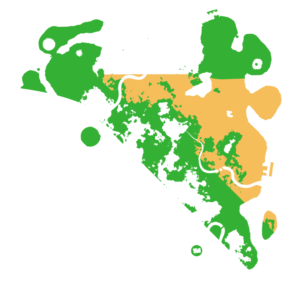 Biome Rust Map: Procedural Map, Size: 4250, Seed: 2941960