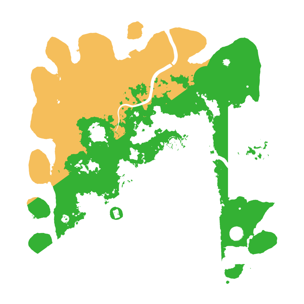 Biome Rust Map: Procedural Map, Size: 3850, Seed: 164142204