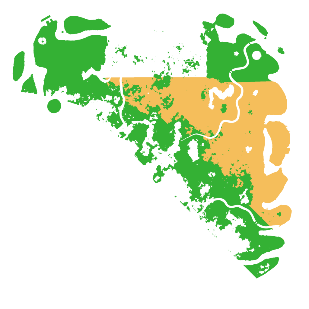 Biome Rust Map: Procedural Map, Size: 6000, Seed: 388697