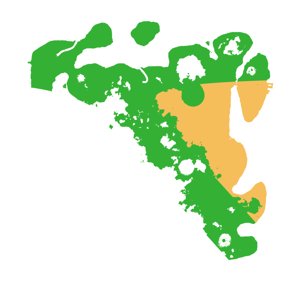 Biome Rust Map: Procedural Map, Size: 3500, Seed: 12195207