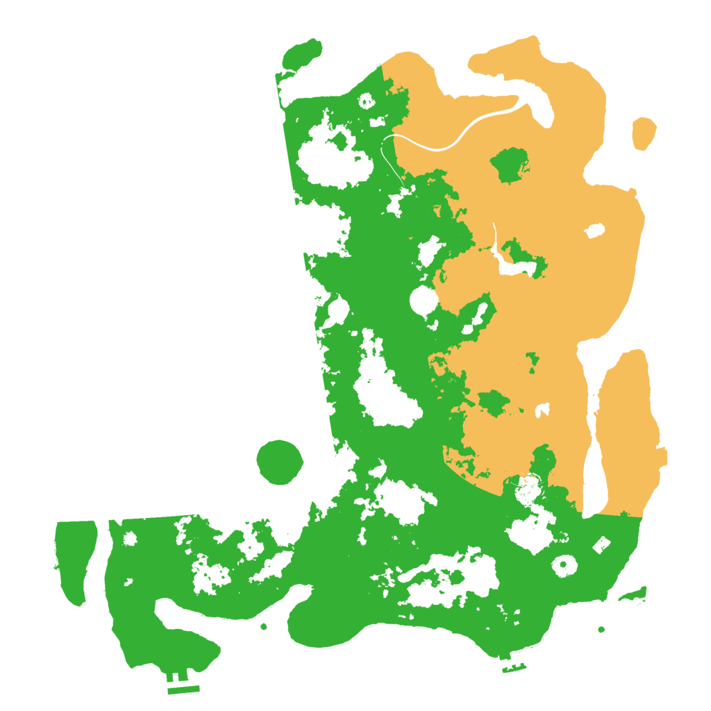 Biome Rust Map: Procedural Map, Size: 4500, Seed: 3471584