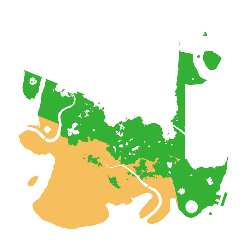 Biome Rust Map: Procedural Map, Size: 3500, Seed: 115266935