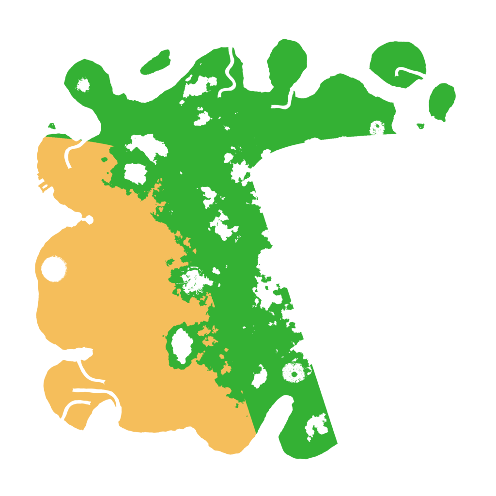 Biome Rust Map: Procedural Map, Size: 3500, Seed: 819944713