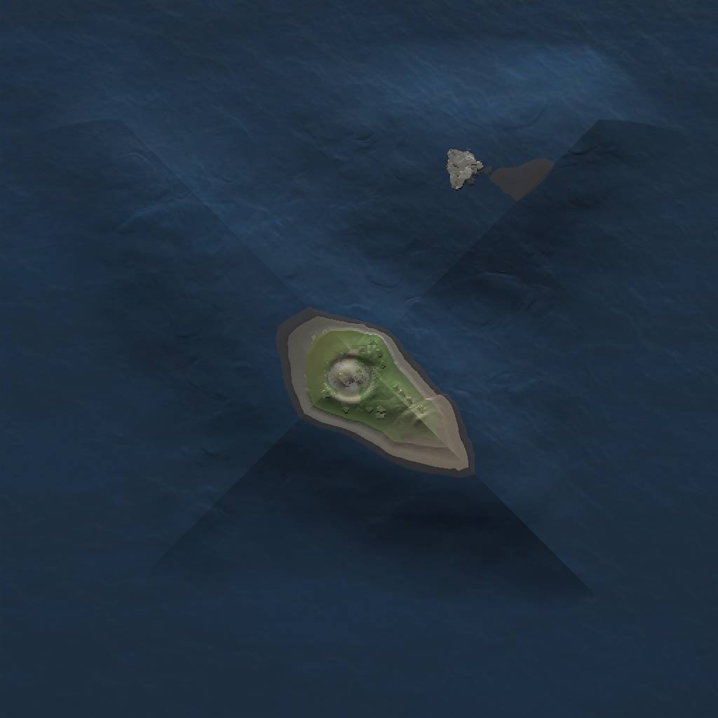 Rust Map: Procedural Map, Size: 1000, Seed: 1456892365, 3 Monuments