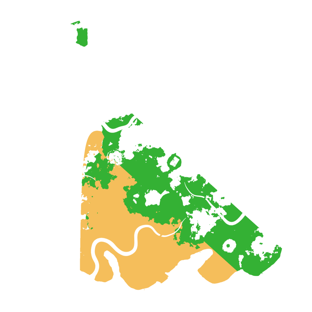 Biome Rust Map: Procedural Map, Size: 3550, Seed: 257753