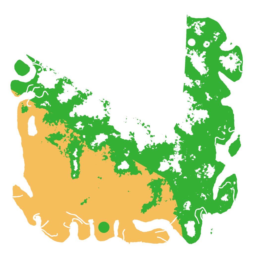 Biome Rust Map: Procedural Map, Size: 6000, Seed: 956590